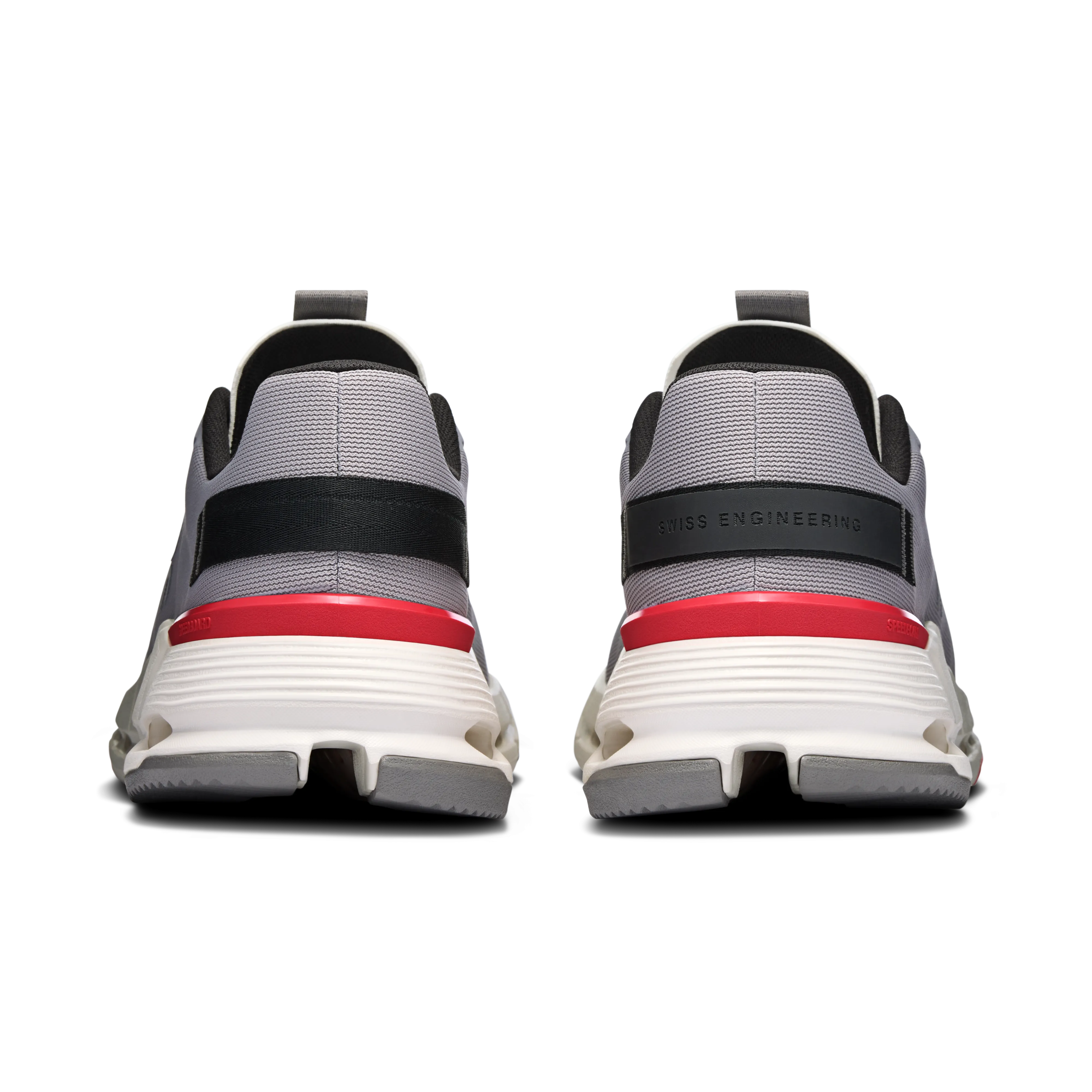 On Running Men's Cloudnova Form 2 Shoes - Fog / Red