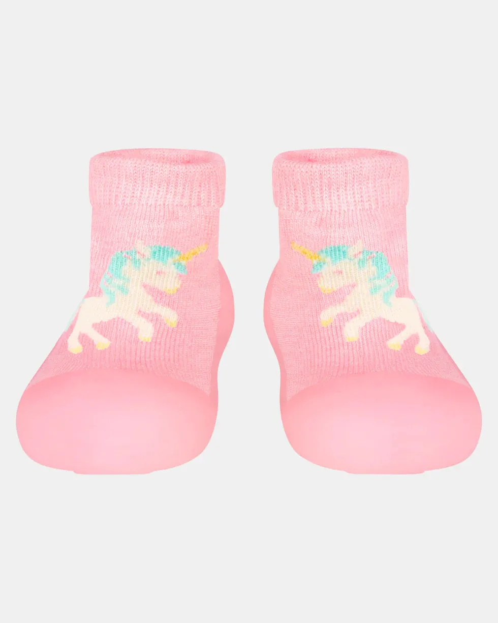 Organic Hybrid Walking Socks - Unicorn