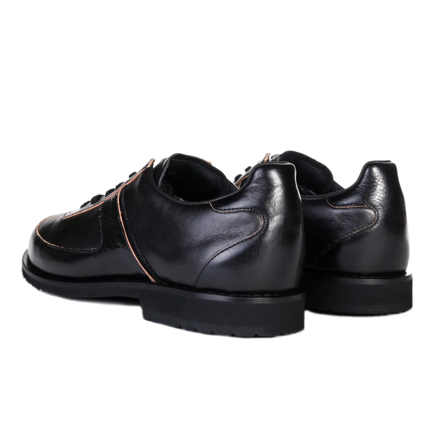 OUR LEGACY TEN PIN SHOE BLACK STRIKE LEATHER