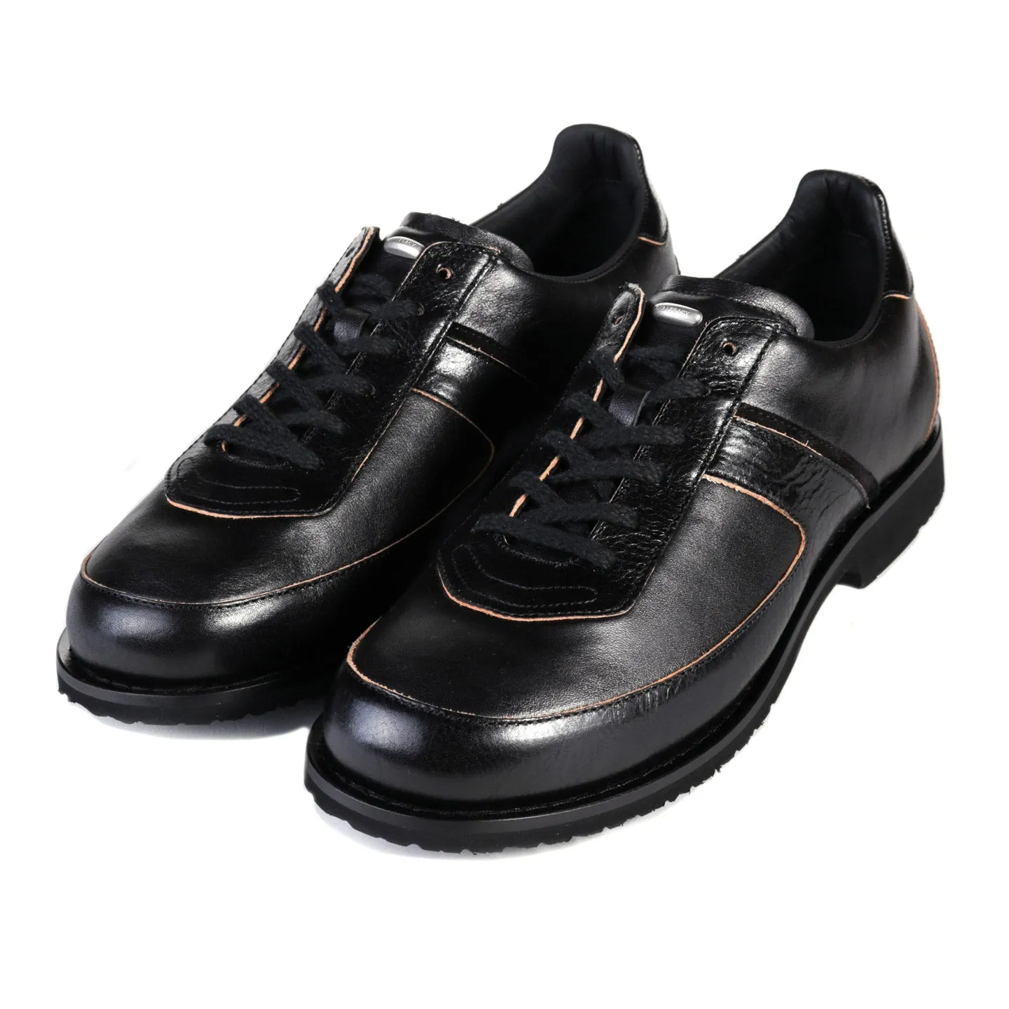 OUR LEGACY TEN PIN SHOE BLACK STRIKE LEATHER