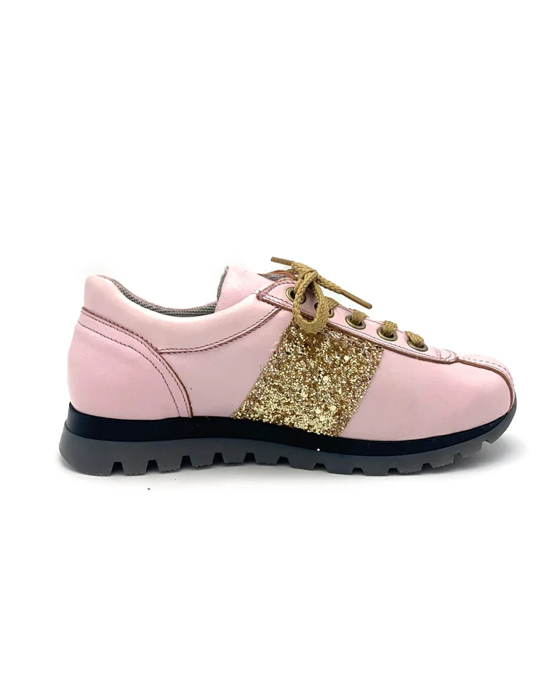 Pink Leather Sneaker for Kids