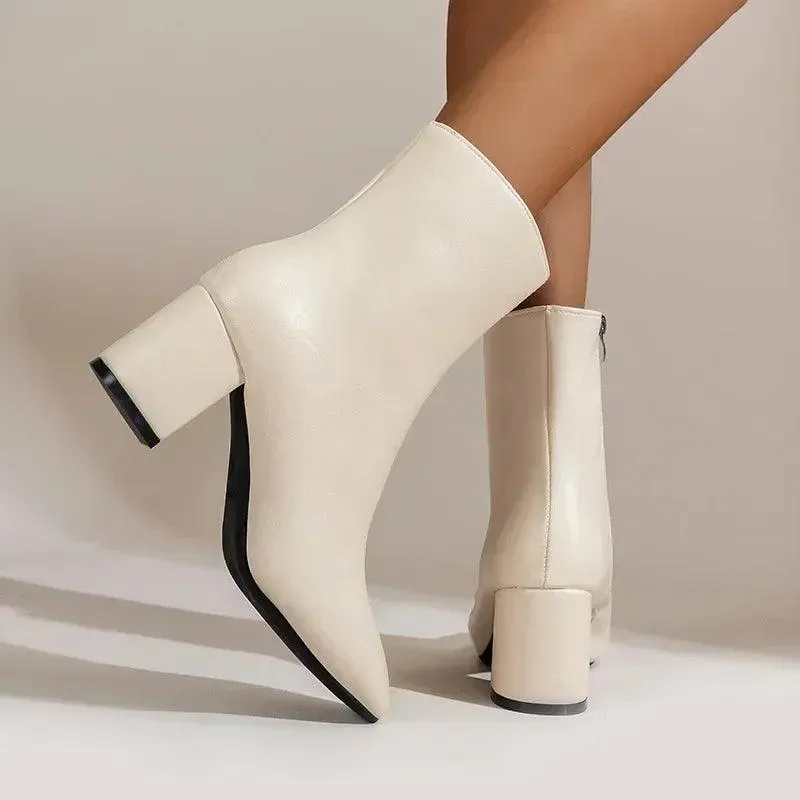 Pointed Ankle Boots for Women