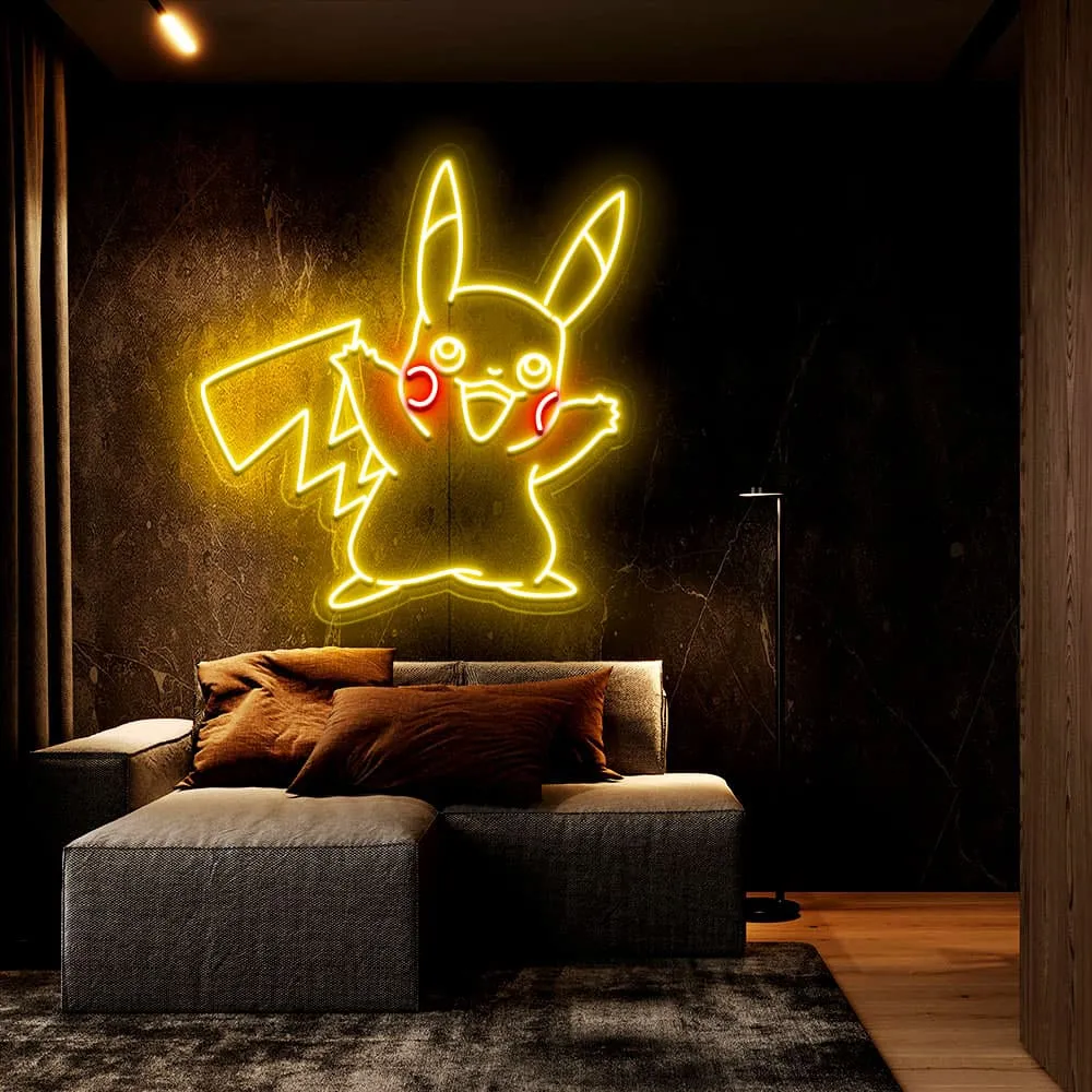 Pokemon Pikachu Neon Sign