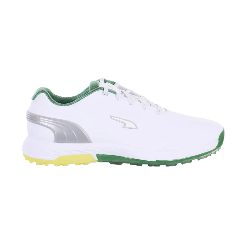 PUMA Alphacat Nitro Men's Spikeless Shoes (White/Green/Yellow)