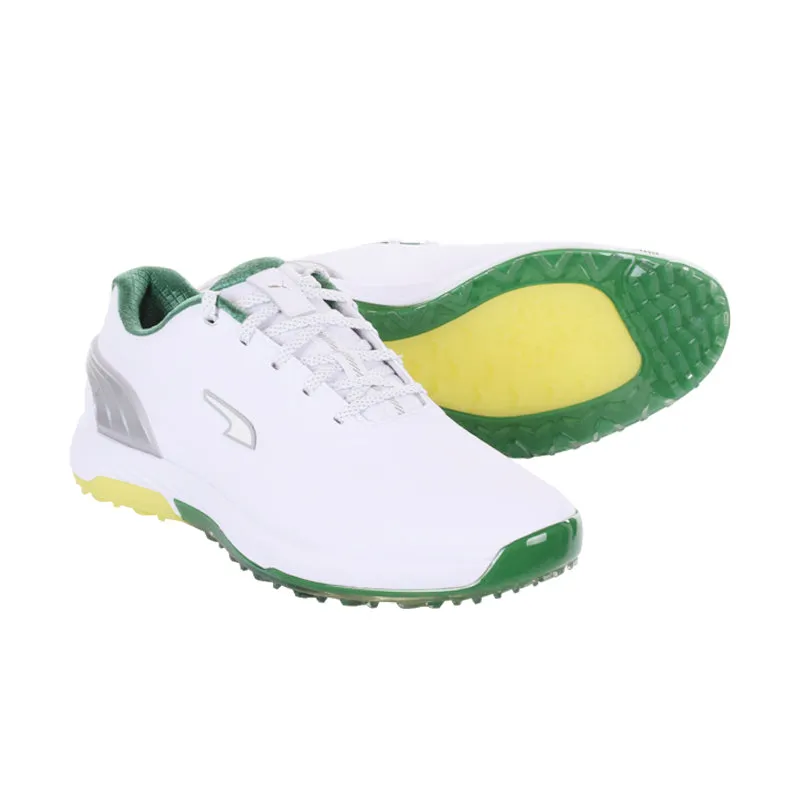 PUMA Alphacat Nitro Men's Spikeless Shoes (White/Green/Yellow)