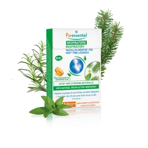 Puressentiel Respiratory Pastilles Gorge Mint-Pin lozenges