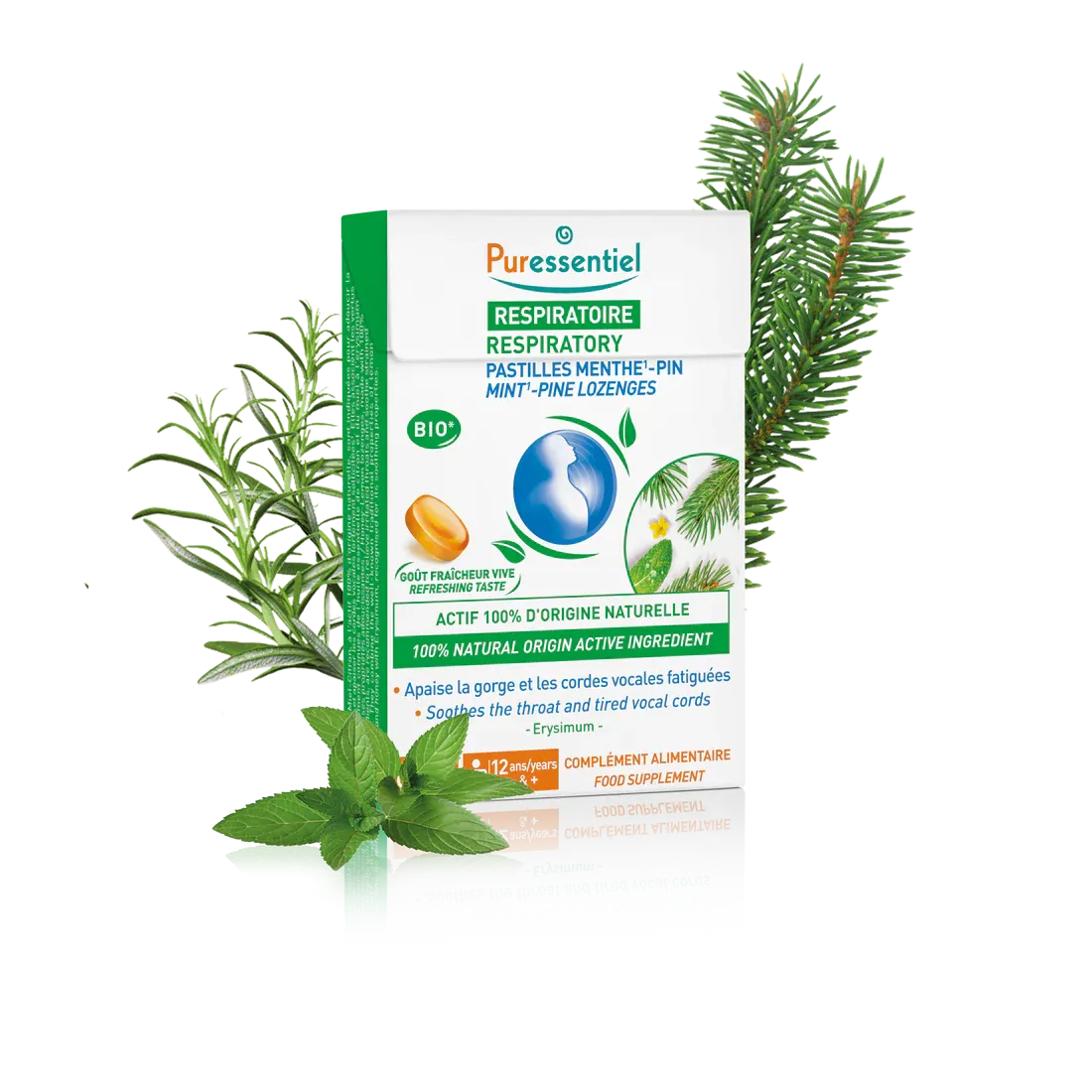 Puressentiel Respiratory Pastilles Gorge Mint-Pin lozenges