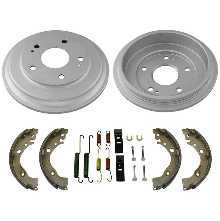 Rear Drums Brake Shoes Cylinders Spring 9pc Kit for Honda Civic 2012-2015 HF LX