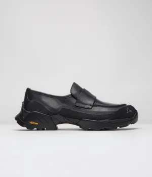 ROA Loafer Shoes - Black