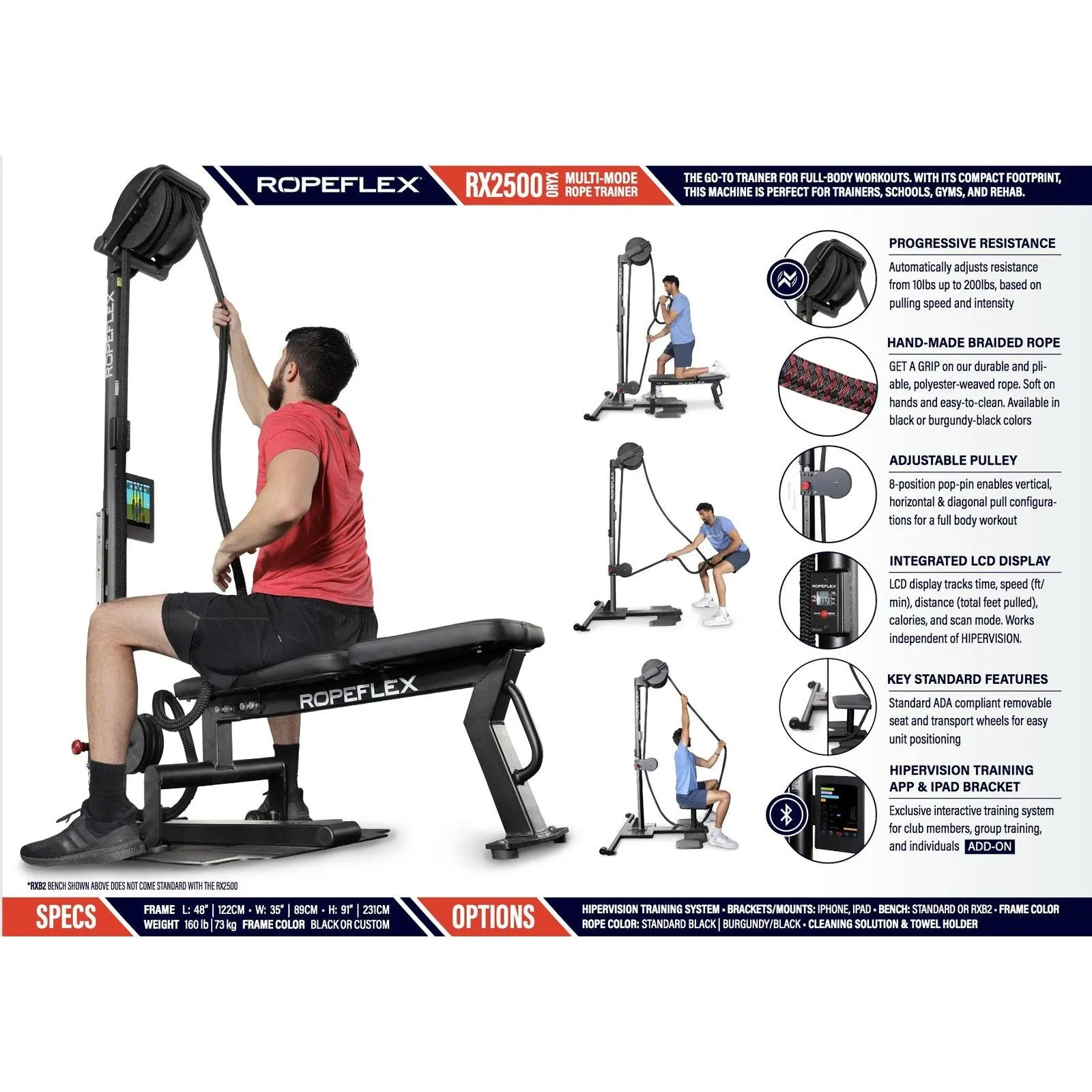 Ropeflex RX2500 Oryx Rope Pull Machine