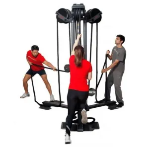 Ropeflex RX2500T Tri-Station Oryx Rope Pull Machine