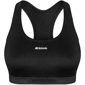 Shock Absorber Active Crop Top Womens Sports Bra - Black