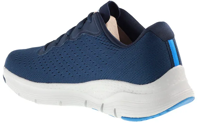 Skechers Trainers Mens Arch Fit Infinity Cool Navy Grey