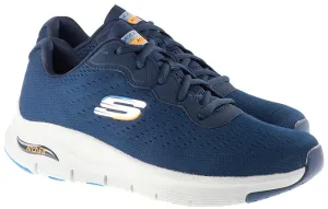 Skechers Trainers Mens Arch Fit Infinity Cool Navy Grey