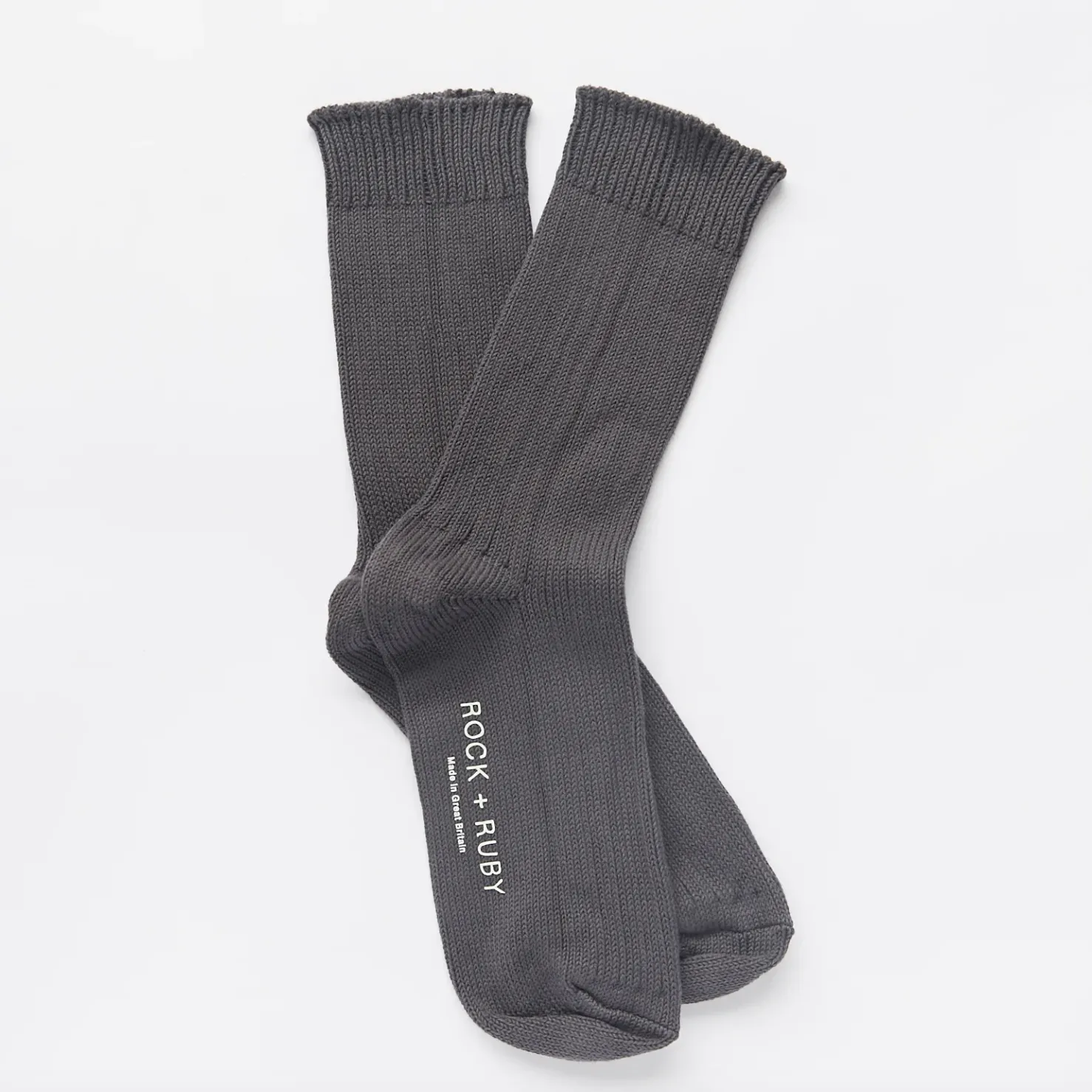 Slate Organic Cotton Socks