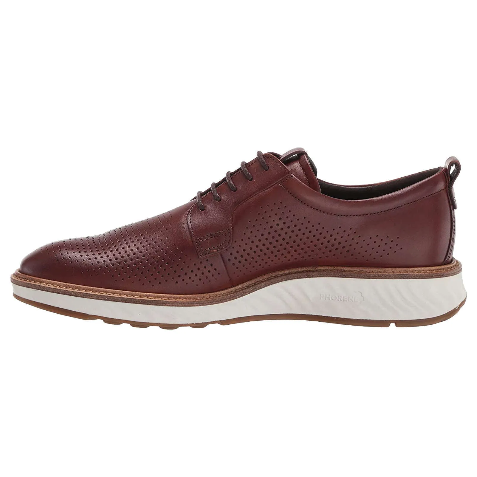 St.1 Hybrid Full Grain Leather Men's Perforated Shoes