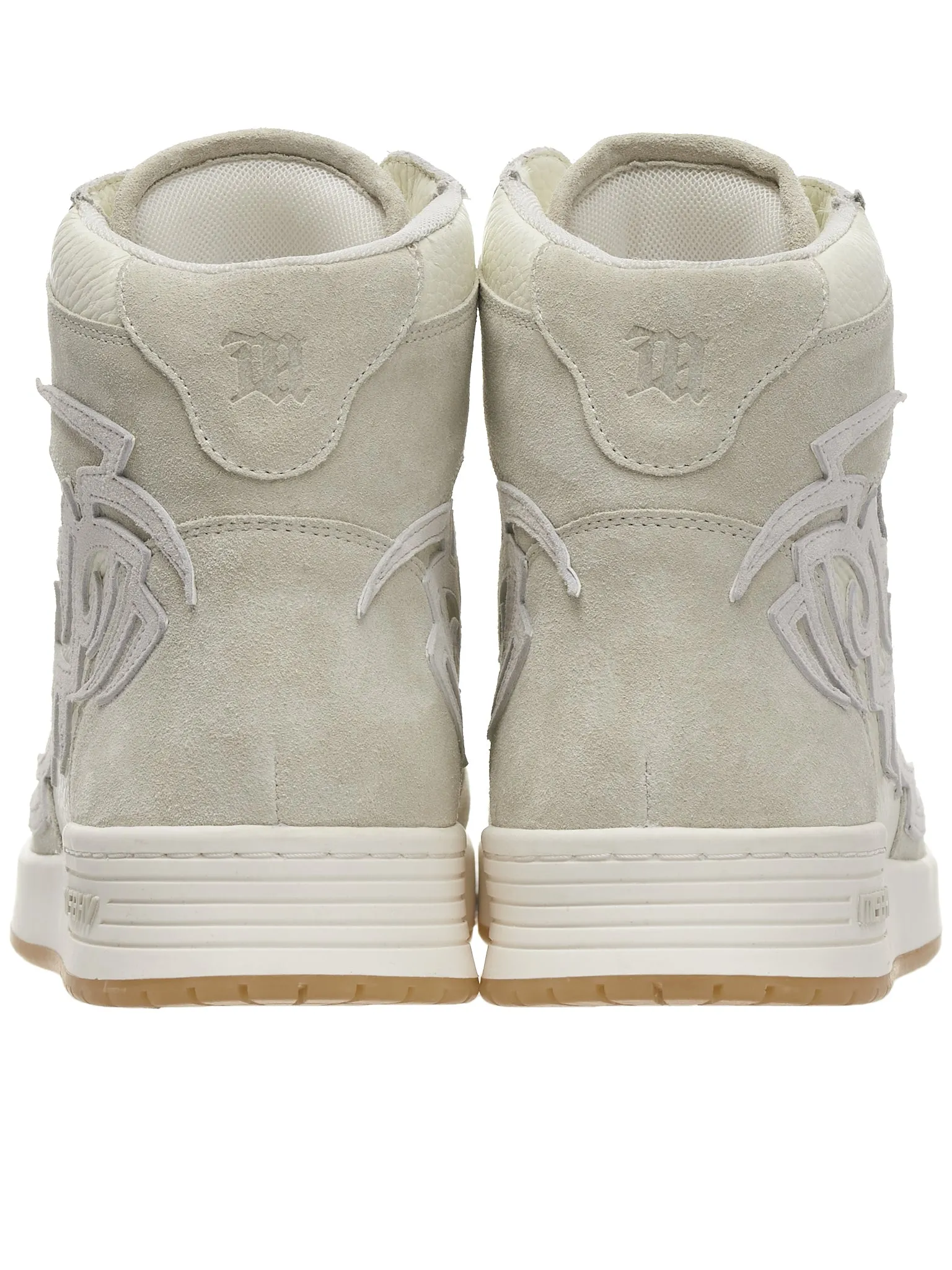 Suede High Top Sneakers (022BW410-OFF-WHITE)