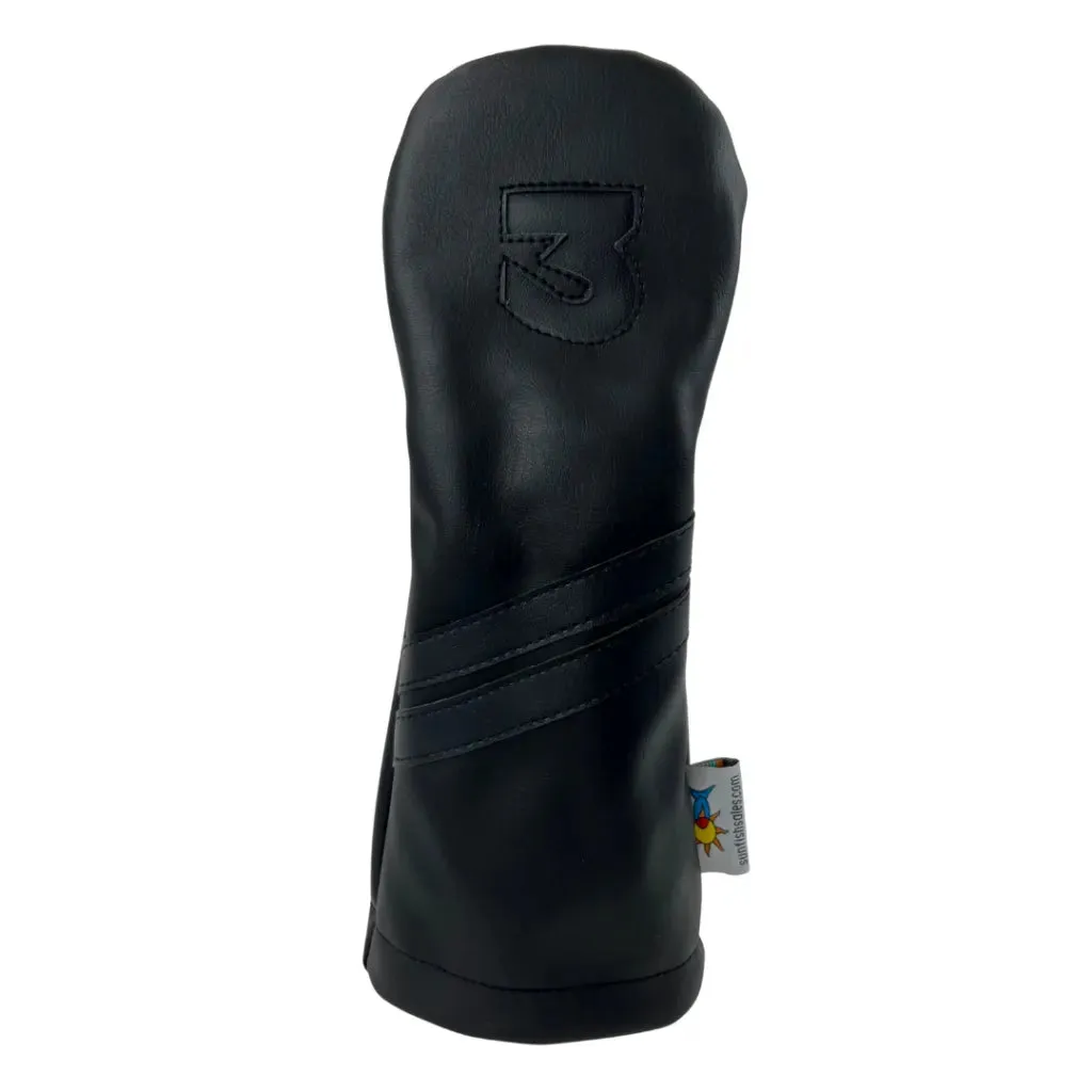 Sunfish: DuraLeather Headcovers - Murdered Out Black on Black