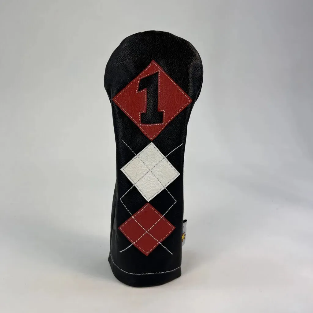 Sunfish: Leather Headcover Set - Argyle