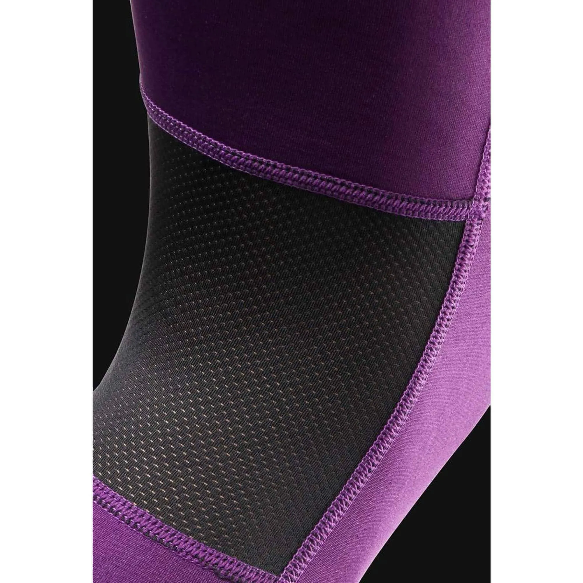 TCA SuperThermal Performance Womens Long Running Tights - Purple