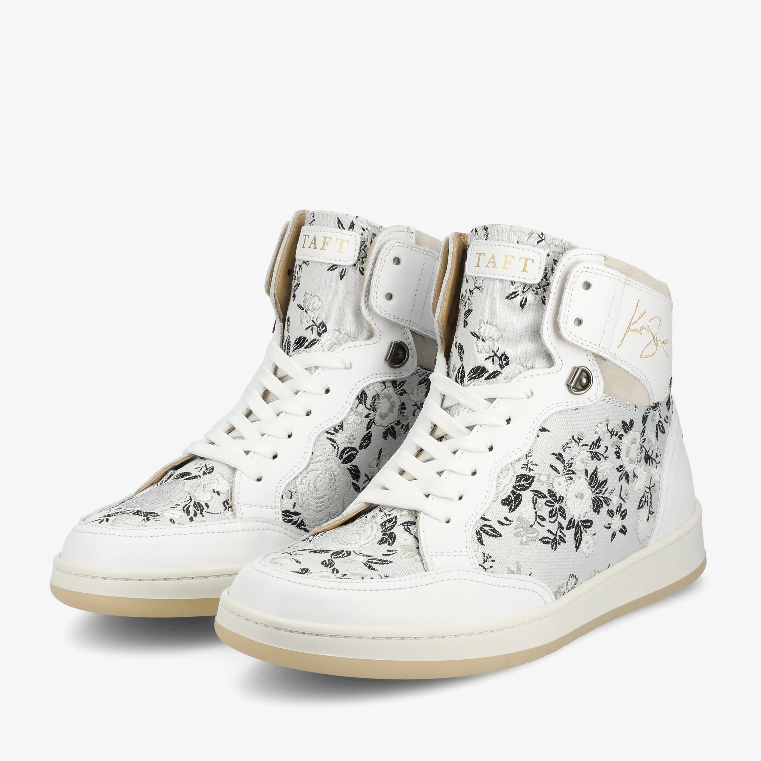 The Rapido High-top Sneaker in Eden Blanc