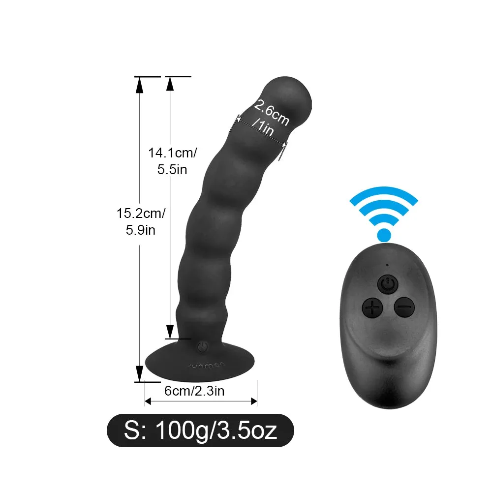 Thick Vibrating Wireless Butt Plug Prostate Massager Best Anus Toys