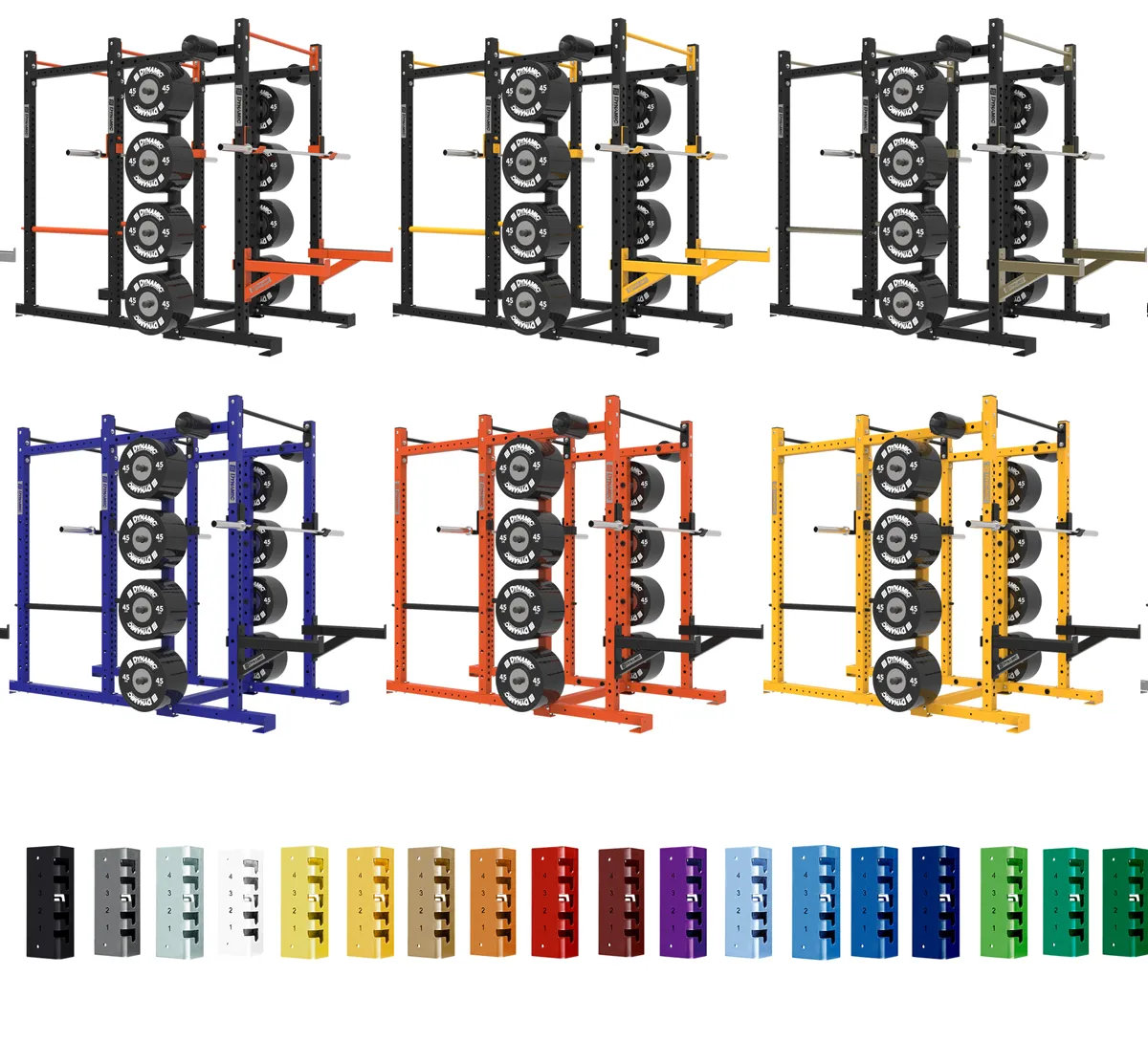 Titan G2 8' Power Rack/Half Rack Single Storage Post Combo