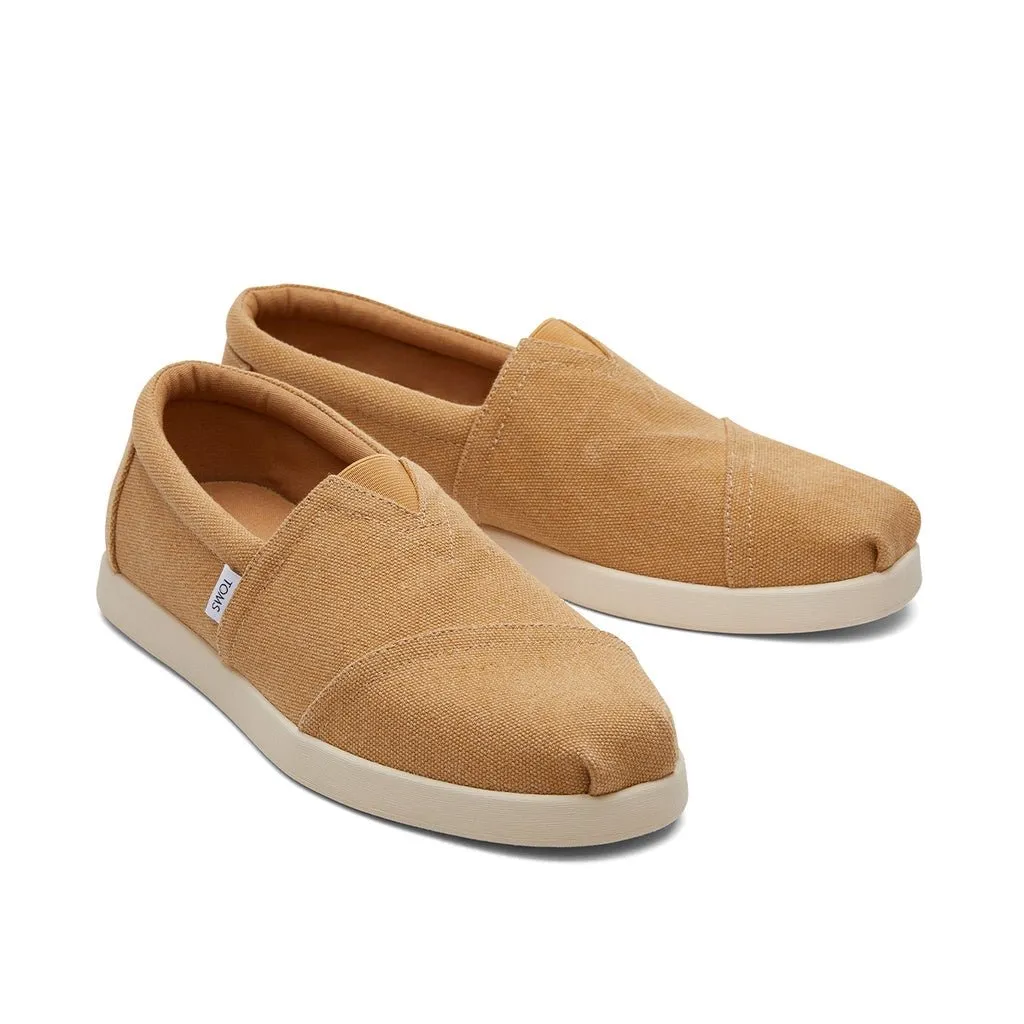 TOMS Espadrille Alpargata Forward Men - Doe Washed Recycled Cotton Canvas