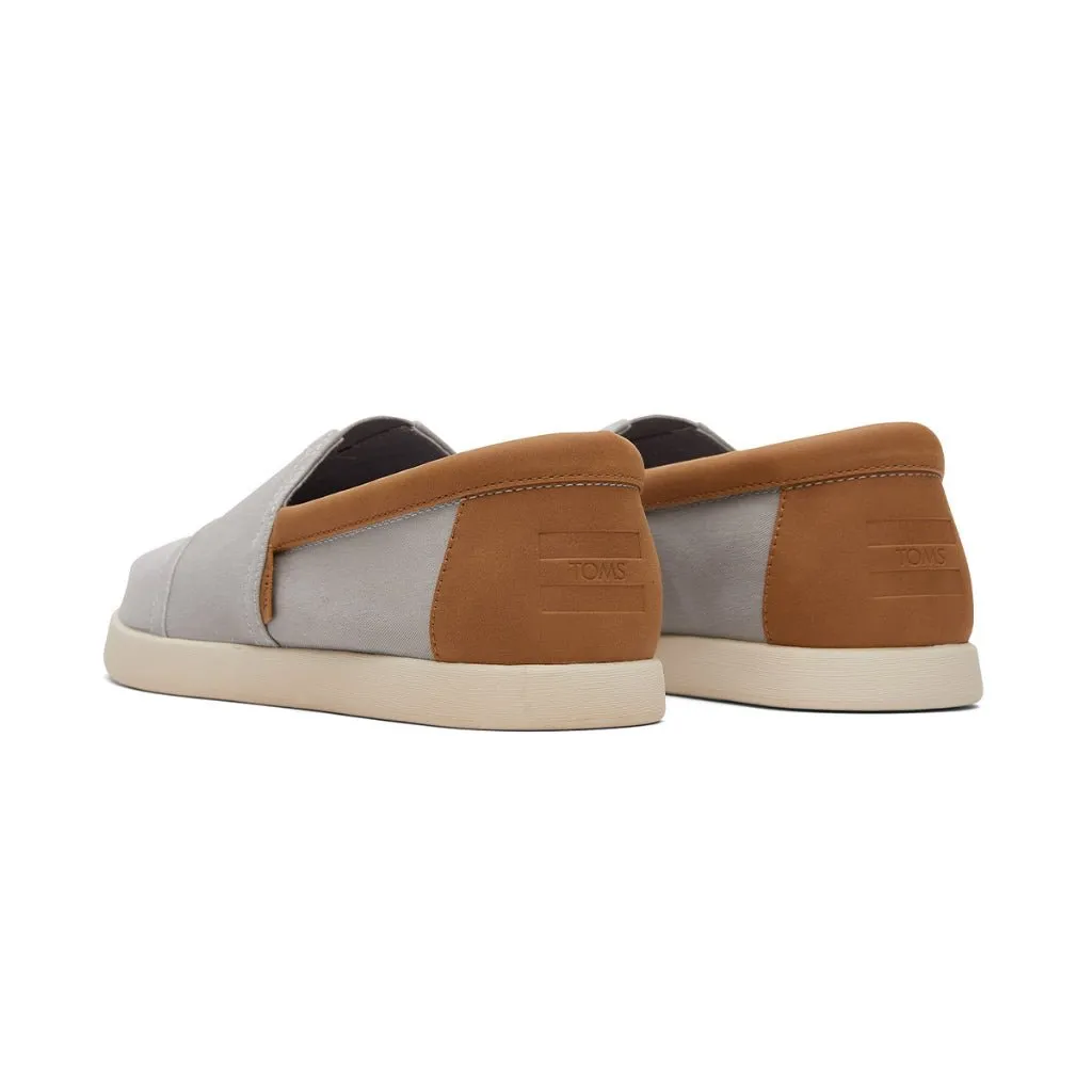 TOMS Espadrille Alpargata Forward Men - Drizzle Grey Twill Nubuck