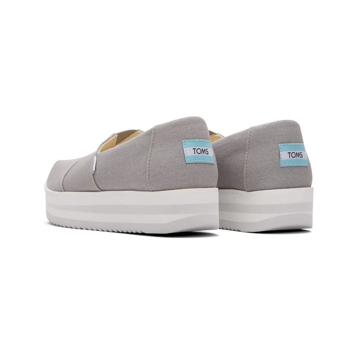 TOMS Espadrille Alpargata Midform Women - Drizzle Grey Canvas