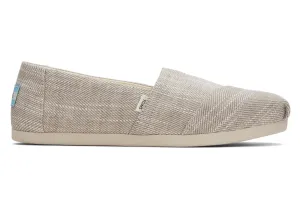 Toms Women's Alpargata Textured Woven Slip On Shoe