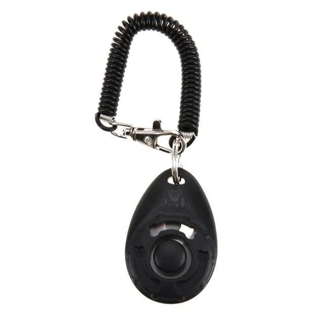 Train Like a Pro: 1pc Dog Training Clicker with Convenient Wrist Strap!