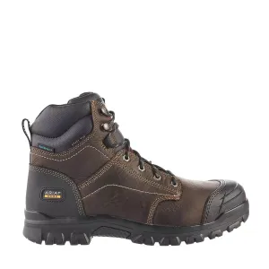 Treadfast 6 inch Steel-Toe Waterproof Work Boot Brown