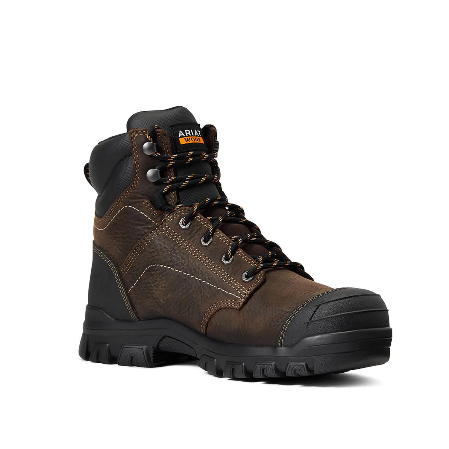 Treadfast 6 inch Steel-Toe Waterproof Work Boot Brown