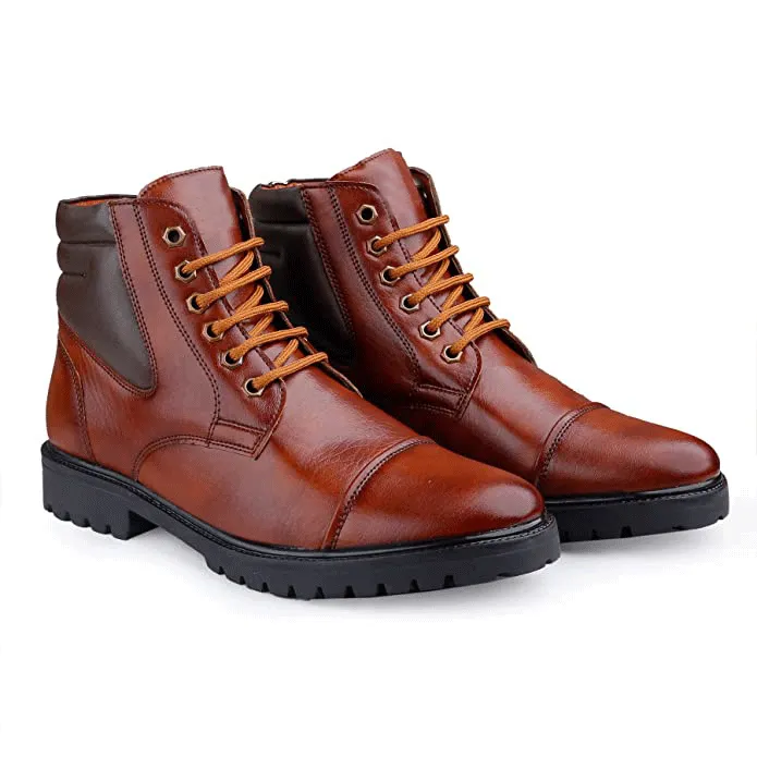 Trendy Casual Lace-Up Boot For Men's-JonasParamount