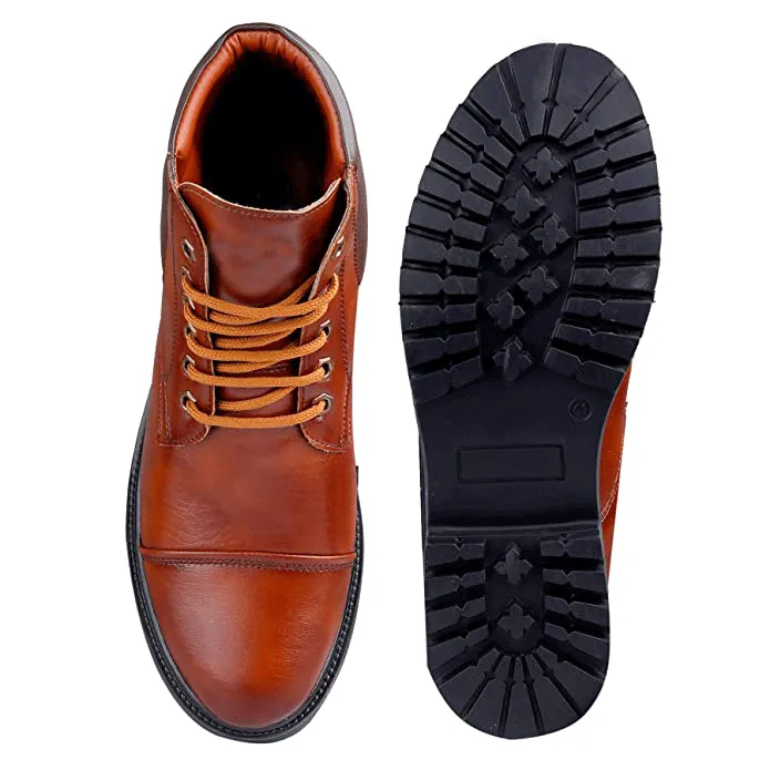 Trendy Casual Lace-Up Boot For Men's-JonasParamount