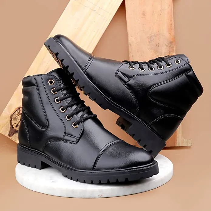 Trendy Casual Lace-Up Boot For Men's-JonasParamount