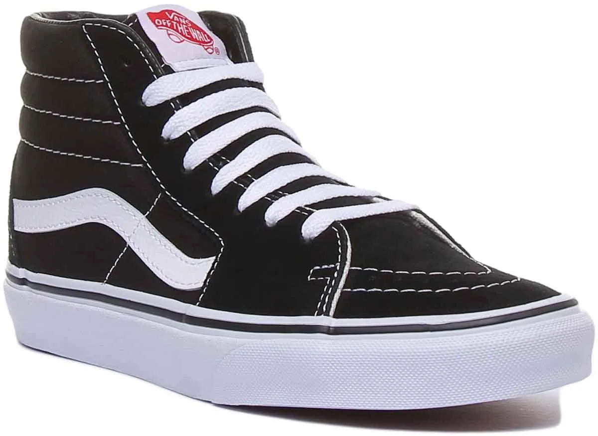 Vans Classic Sk8-Hi In Black White For Men