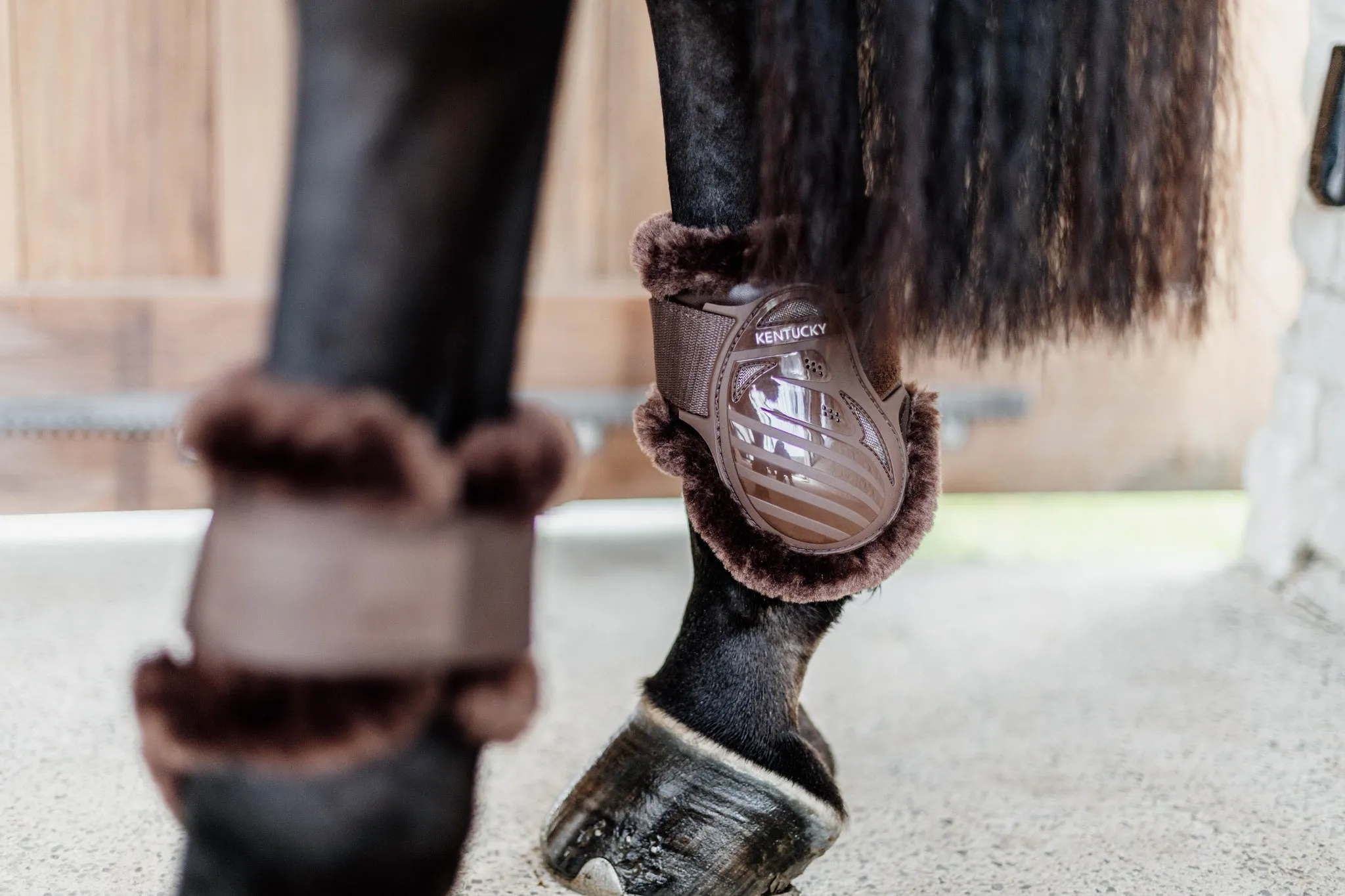 Vegan Sheepskin Young Horse Fetlock Boots