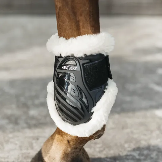 Vegan Sheepskin Young Horse Fetlock Boots