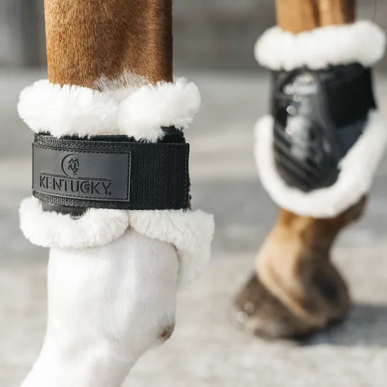 Vegan Sheepskin Young Horse Fetlock Boots