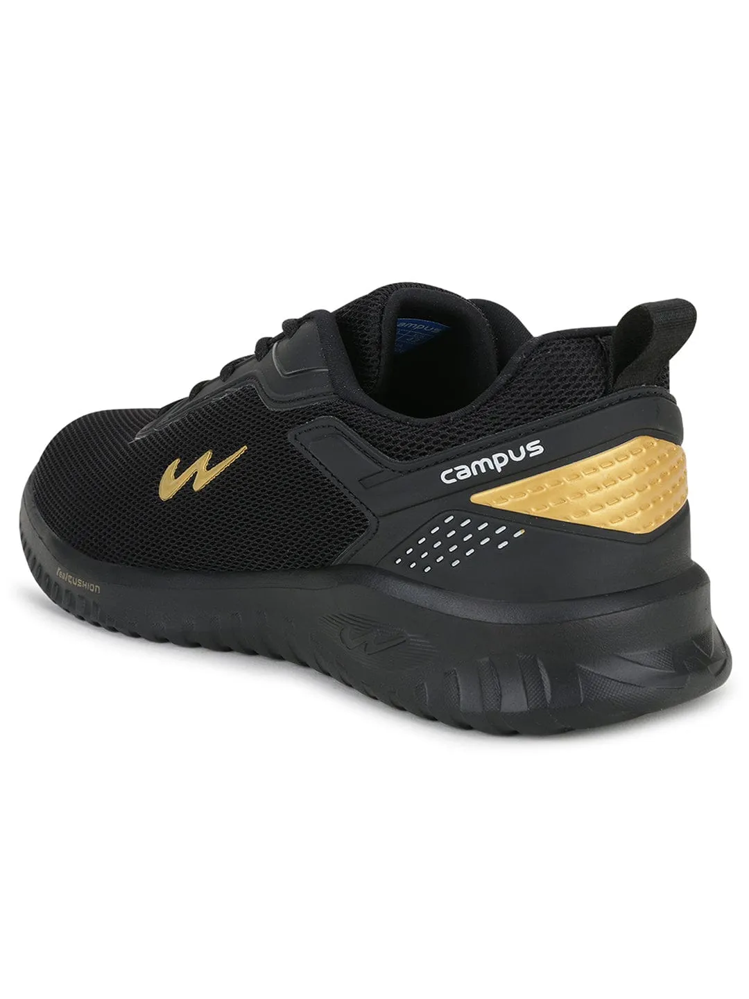 WELLS Black Men's Running Shoes