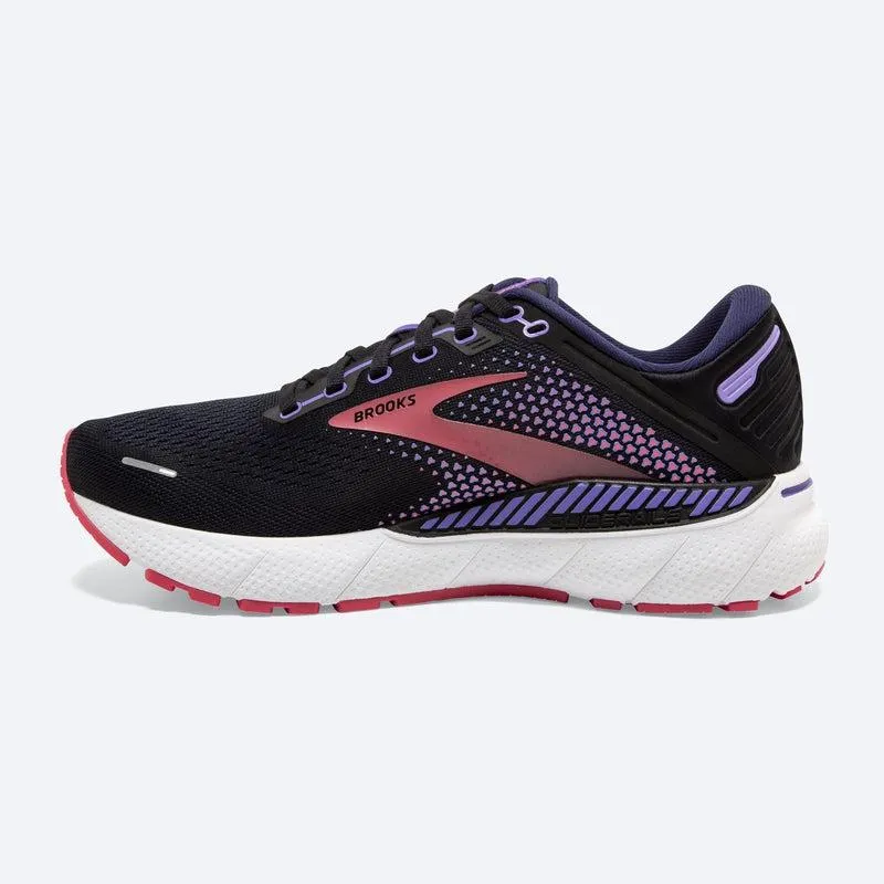 Women's Adrenaline GTS 22 - Black/Purple/Coral