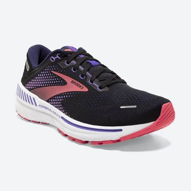 Women's Adrenaline GTS 22 - Black/Purple/Coral