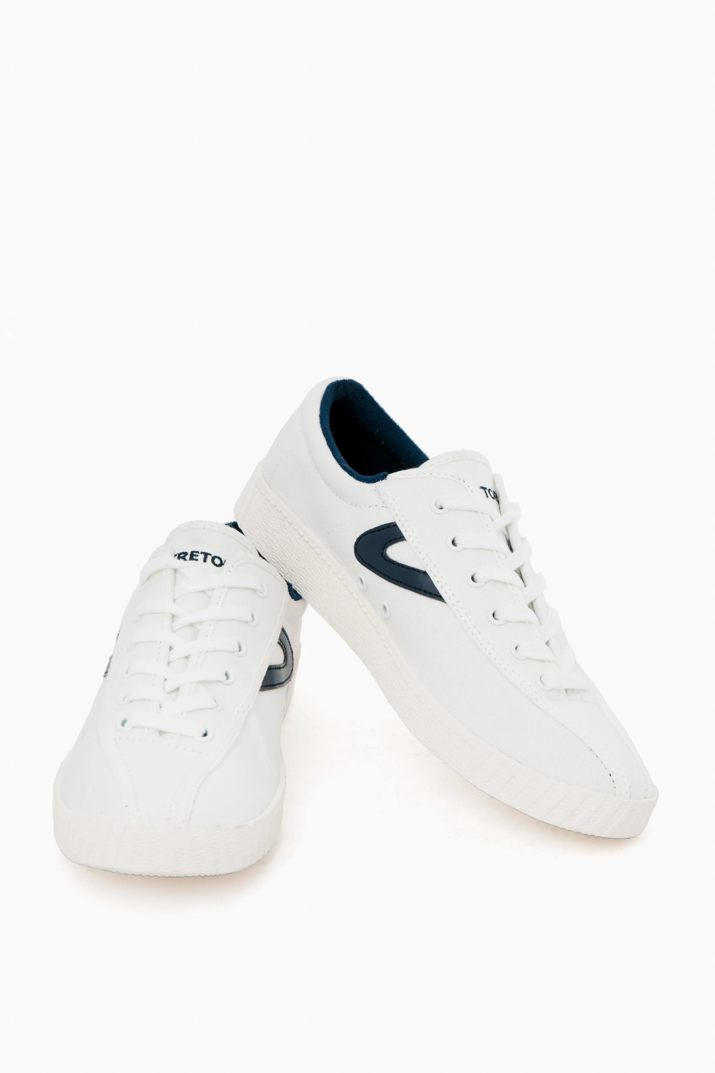 Women's Navy Nylite Canvas Sneakers