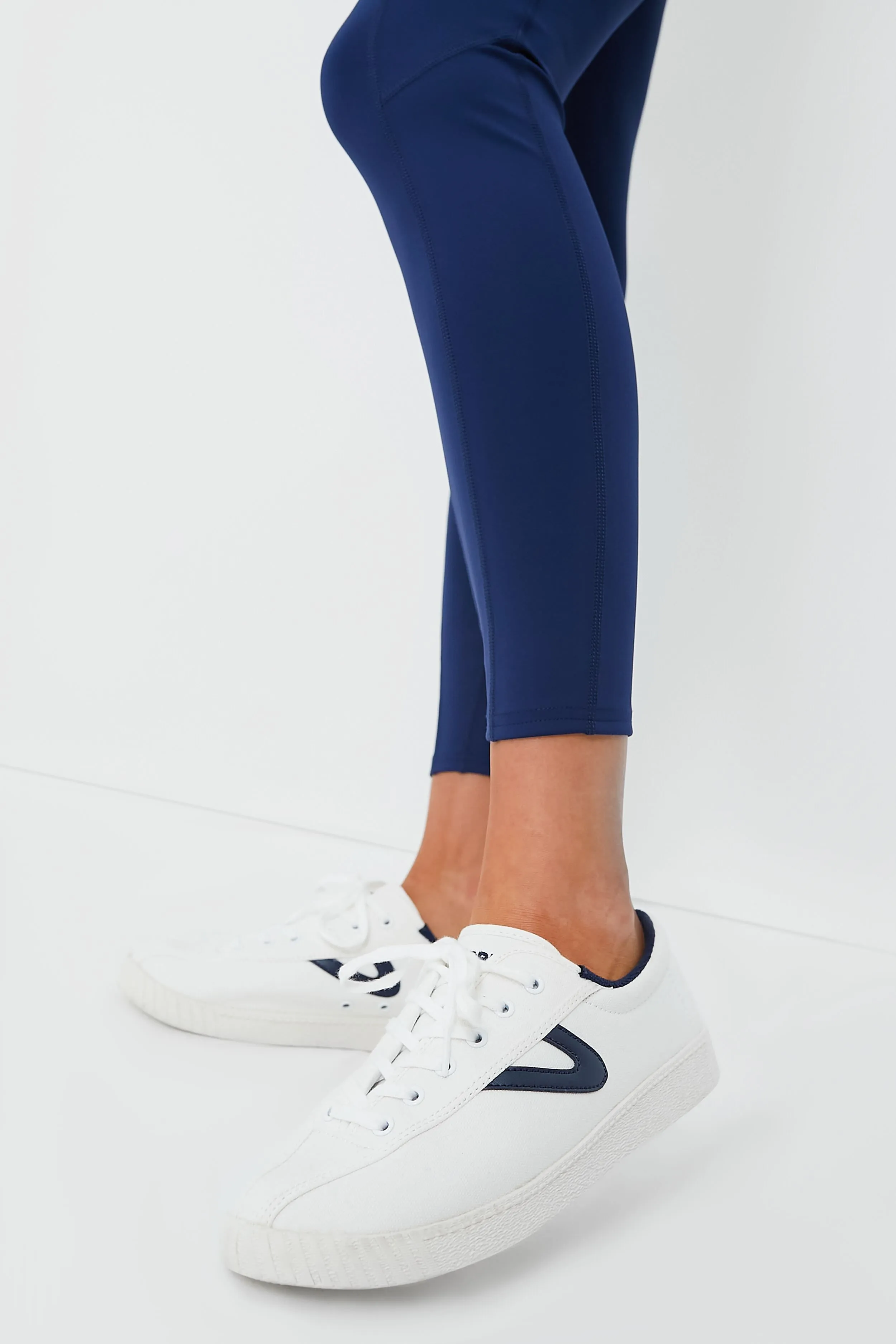 Women's Navy Nylite Canvas Sneakers