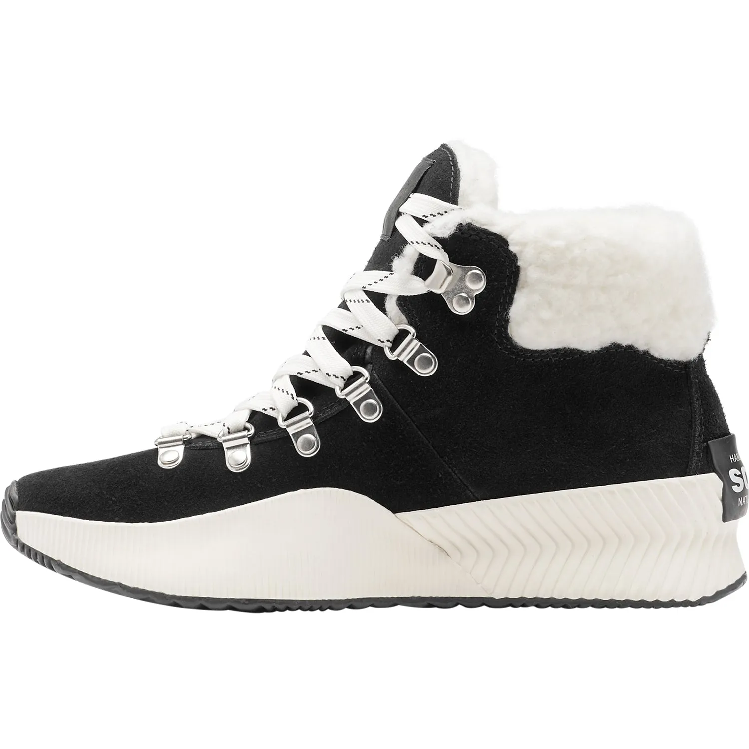 Women's Sorel Out N About III Black/Sea Salt Suede