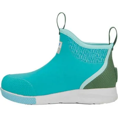 Xtratuf Women's Ankle 6" WP Slip Resist Deck Sport Boot -Green- ADSW-300