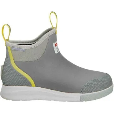 Xtratuf Women's Ankle 6" WP Slip Resist Deck Sport Boot -Grey- ADSW108