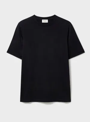 ZQ Merino Wool Jersey Super 120s Black T-Shirt